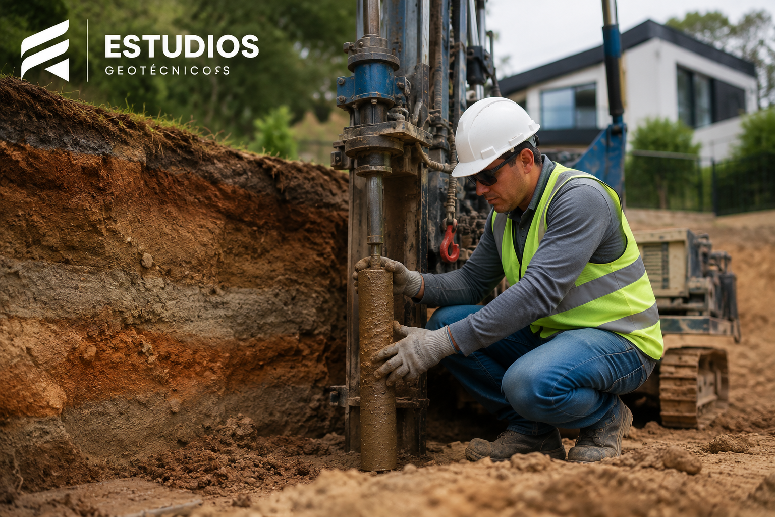 El estudio geotécnico unifamiliar es un análisis técnico obligatorio que determina las características del terreno sobre el que se va a edificar tu vivienda.