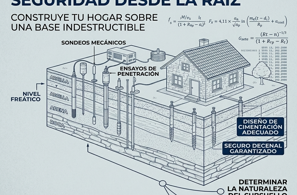 Estudios geotécnicos para viviendas unifamiliares: Evita riesgos